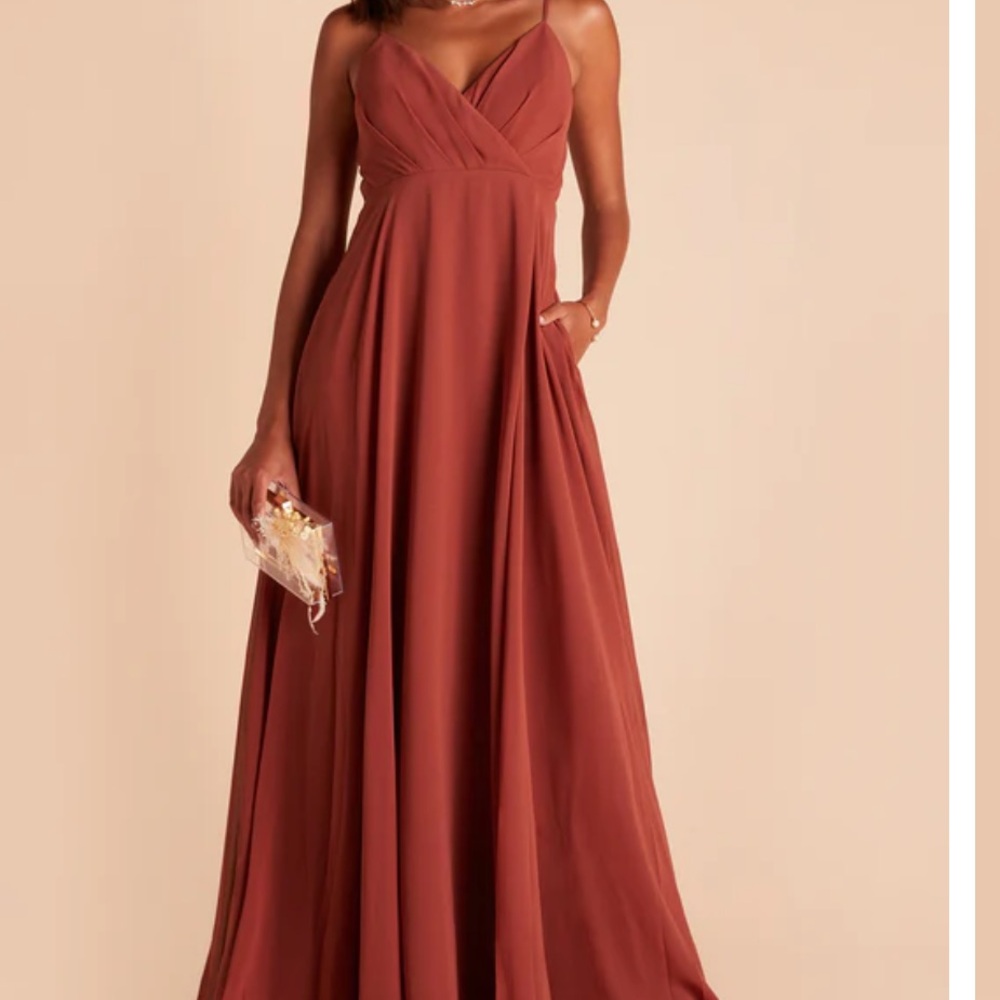 Birdy Grey Rust or Terracotta Maxi Dress